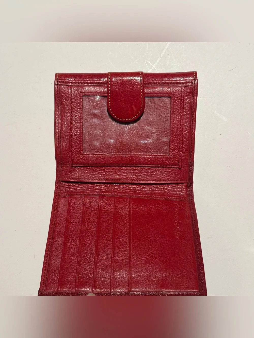 Brighton Red Leather Wallet